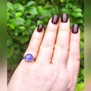 14K and SS Tanzanite Ring Size 5.5